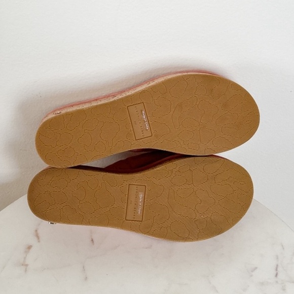 NEW Veronica Beard Geno Cork Platform Wedge Sandals Dragonfruit Pink Size 9 - Picture 10 of 10